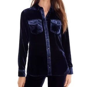 NWT J crew, velvety shirt, size 10